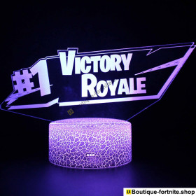 Lampe Fortnite 3D Victoire Royale - LED