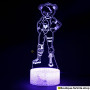 Lampe Fortnite 3D Experte des Câlins - Skin Ours Rose