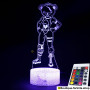 Lampe Fortnite 3D Experte des Câlins - Skin Ours Rose