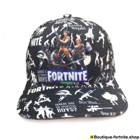 Casquette Fortnite Icones - Personnages & Logo Officiels