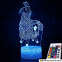 Lampe Fortnite 3D Lama - Lumière LED Multicolore