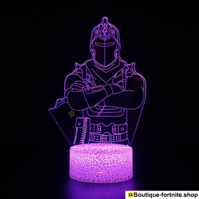 Lampe 3D Chevalier Noir Fortnite