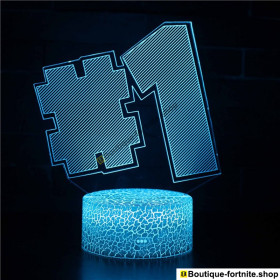 Lampe Fortnite 3D Victoire Royale - LED Multicolore